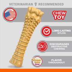 Nylabone Power Chew Juguete para perro grande, resistente y seguro.