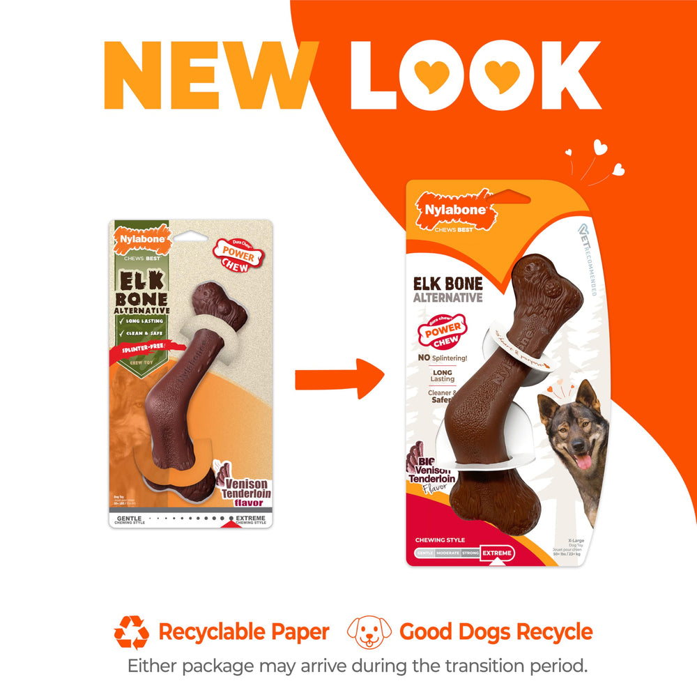 Nylabone Power Chew aggressive chewer durability shows how it withstands vigorous chewing.