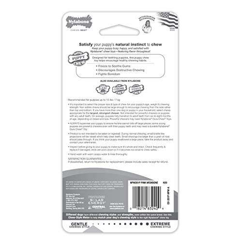 Nylabone Wishbone engaging design keeps puppies curious and entertained