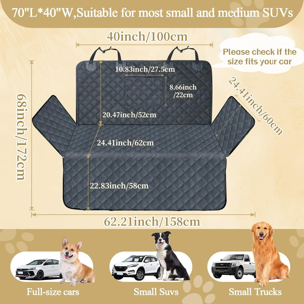 NYLSYT cargo liner is easy to clean, wipe or machine wash after adventures.