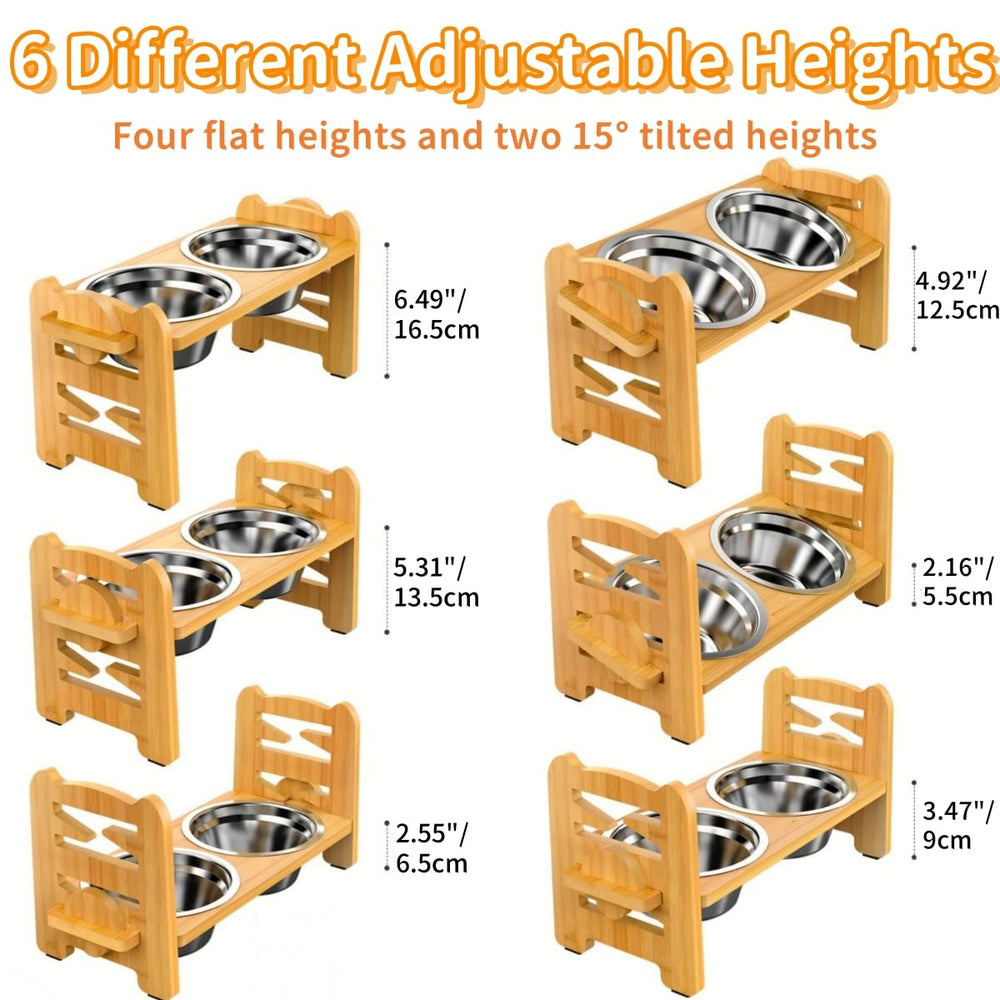 NYXXZ elevated feeder featuring anti-slip feet for floor protection