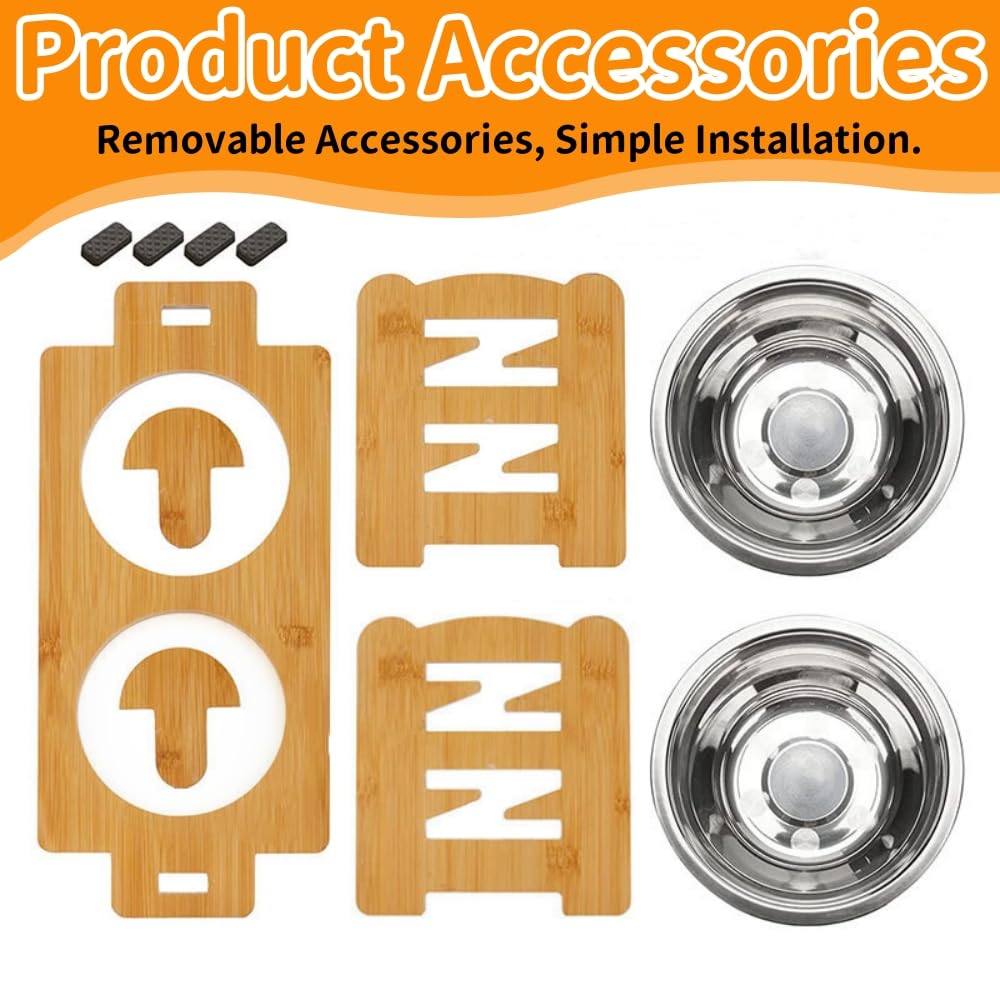 NYXXZ elevated feeder demonstrating tool-free easy assembly