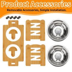 NYXXZ elevated feeder demonstrating tool-free easy assembly