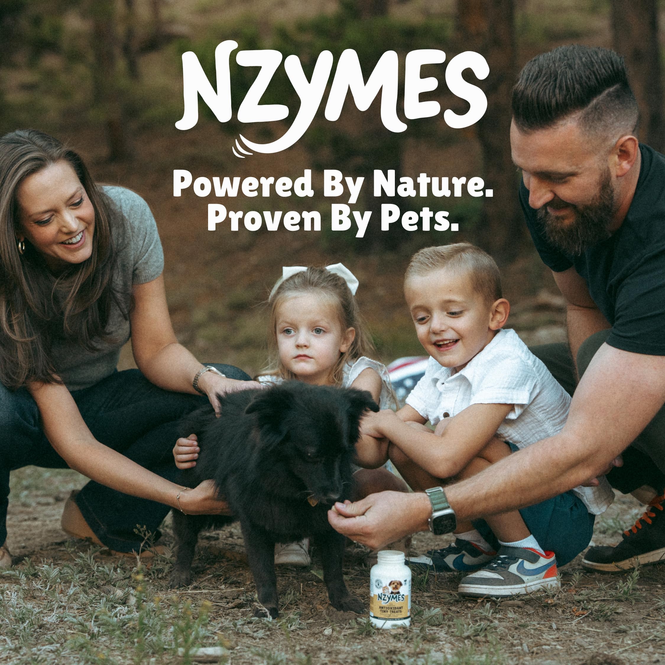 Nzymes Bac-Pak Plus pets meal mixing to support digestion