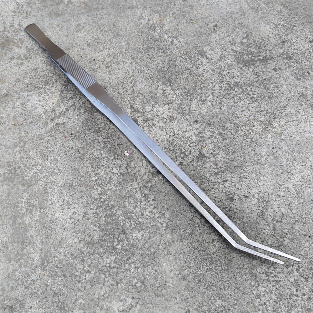 OAIDVEUY stainless steel feeding tongs resist rust for terrarium use.