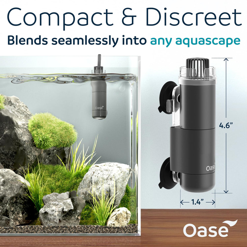 OASE CrystalSkim 350 floating ring maintains consistent cleaning with fluctuating water levels