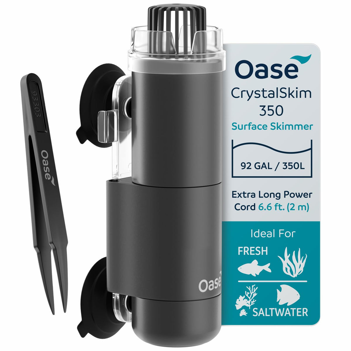 OASE CrystalSkim 350 surface-skimmer assembly improves water clarity