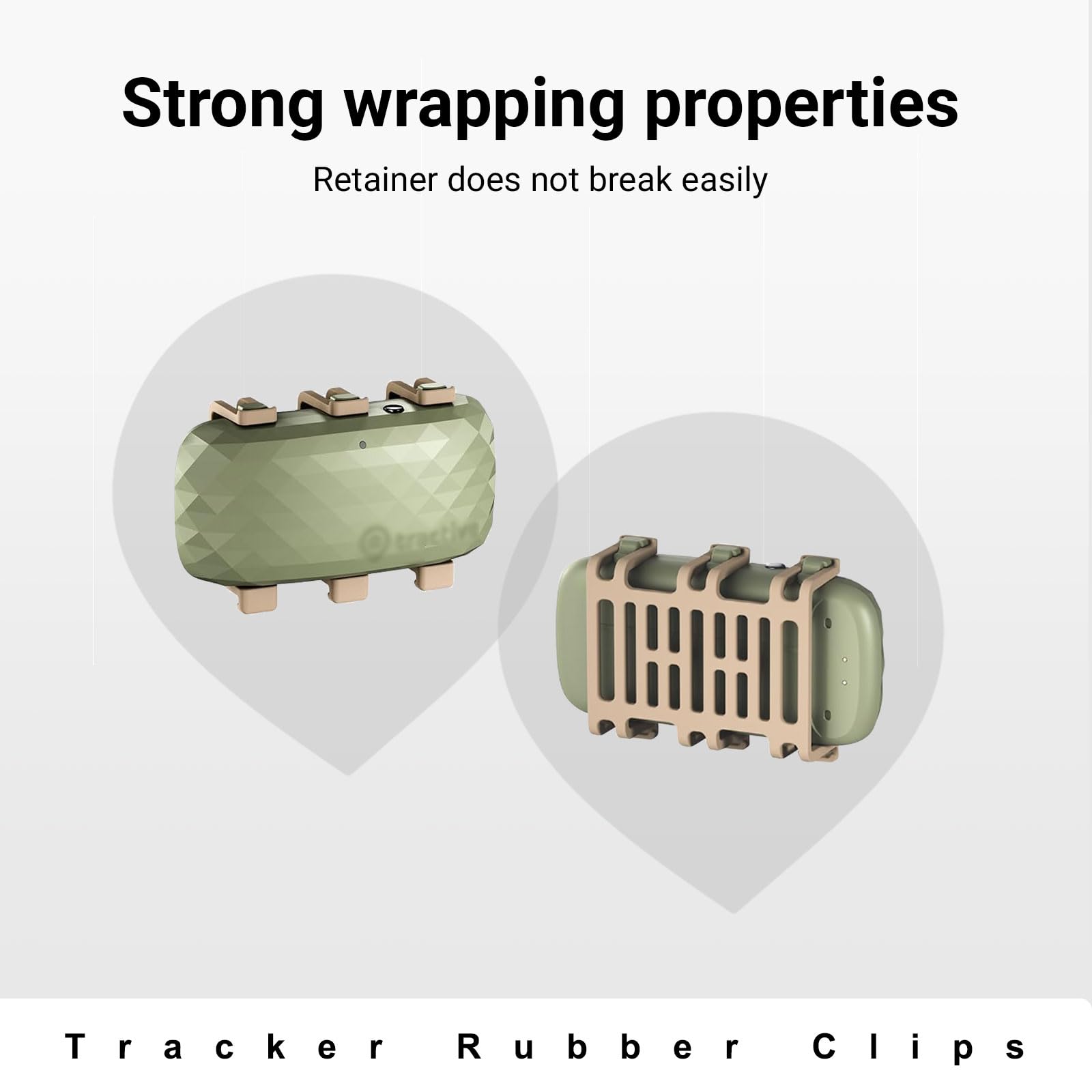 OatXtorpor rubber attachment clip demonstrates durability during active dog play.