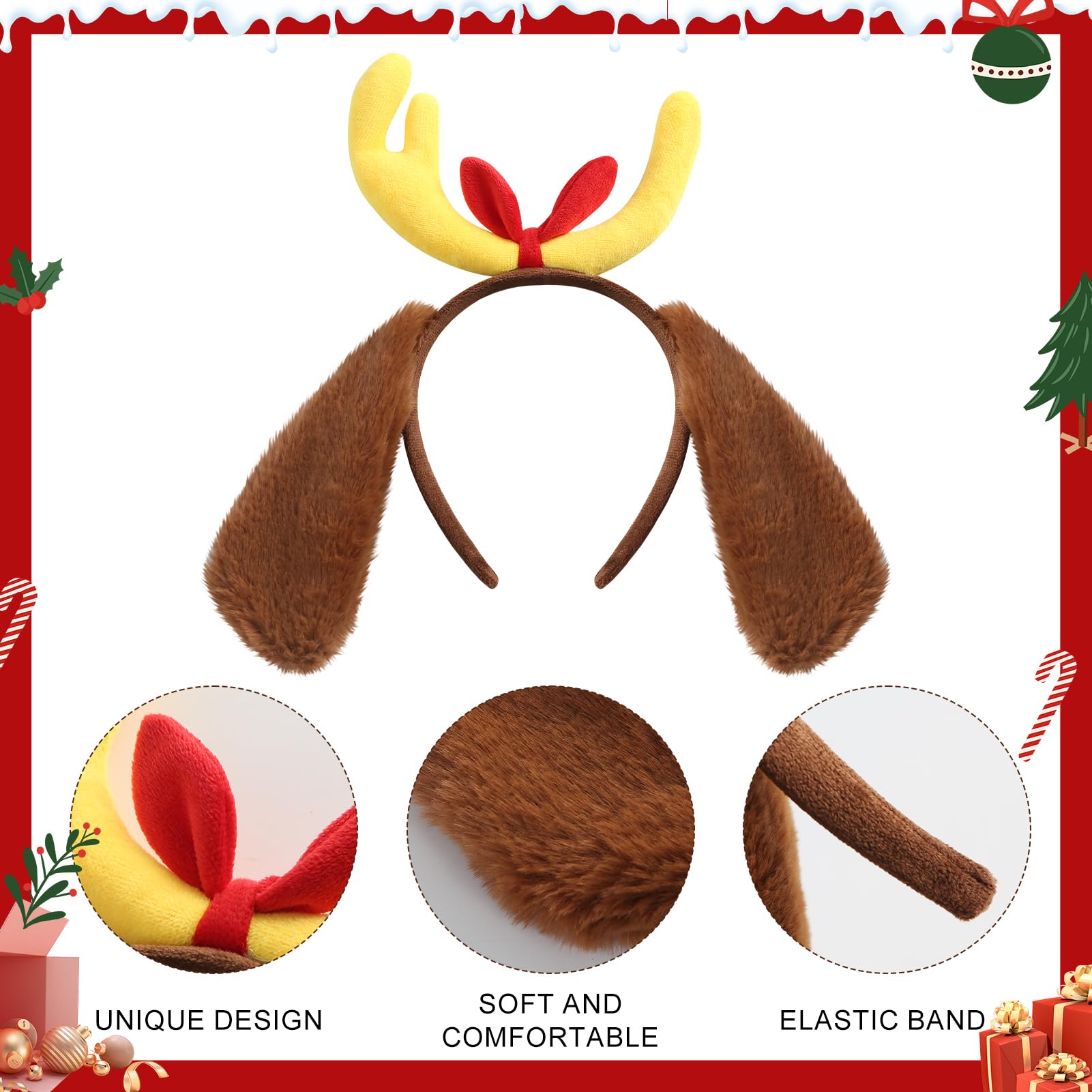 Obavioy adult-size headband fits most wearers for easy party dressing