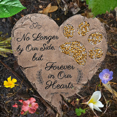 OBSI dog memorial stone Rainbow Bridge design invites gentle remembrance in your garden.