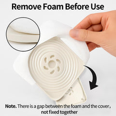 Ocean Ice floating-disc-barrier keeps debris out for fresher water.