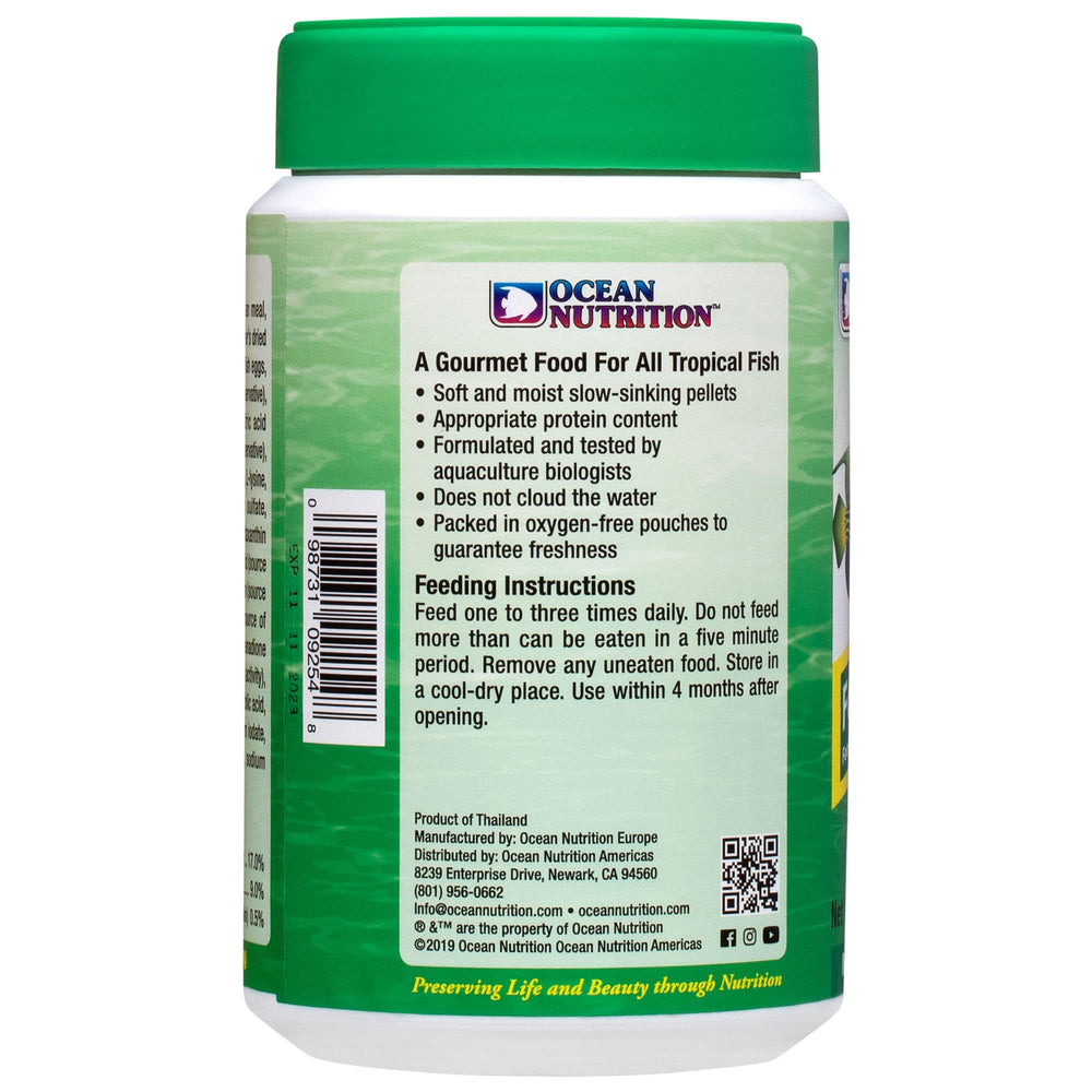 Clear water in aquarium after using Formula Two Pellets reduces cloudiness