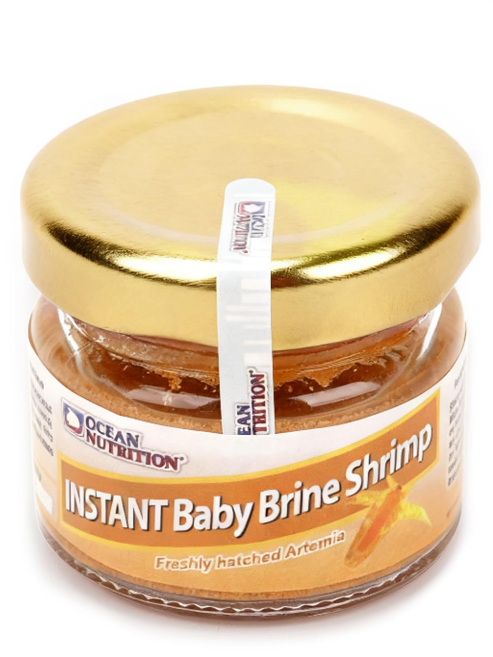 Ocean Nutrition Instant Baby Brine Shrimp Eggs with mini-spoon for easy dosing.