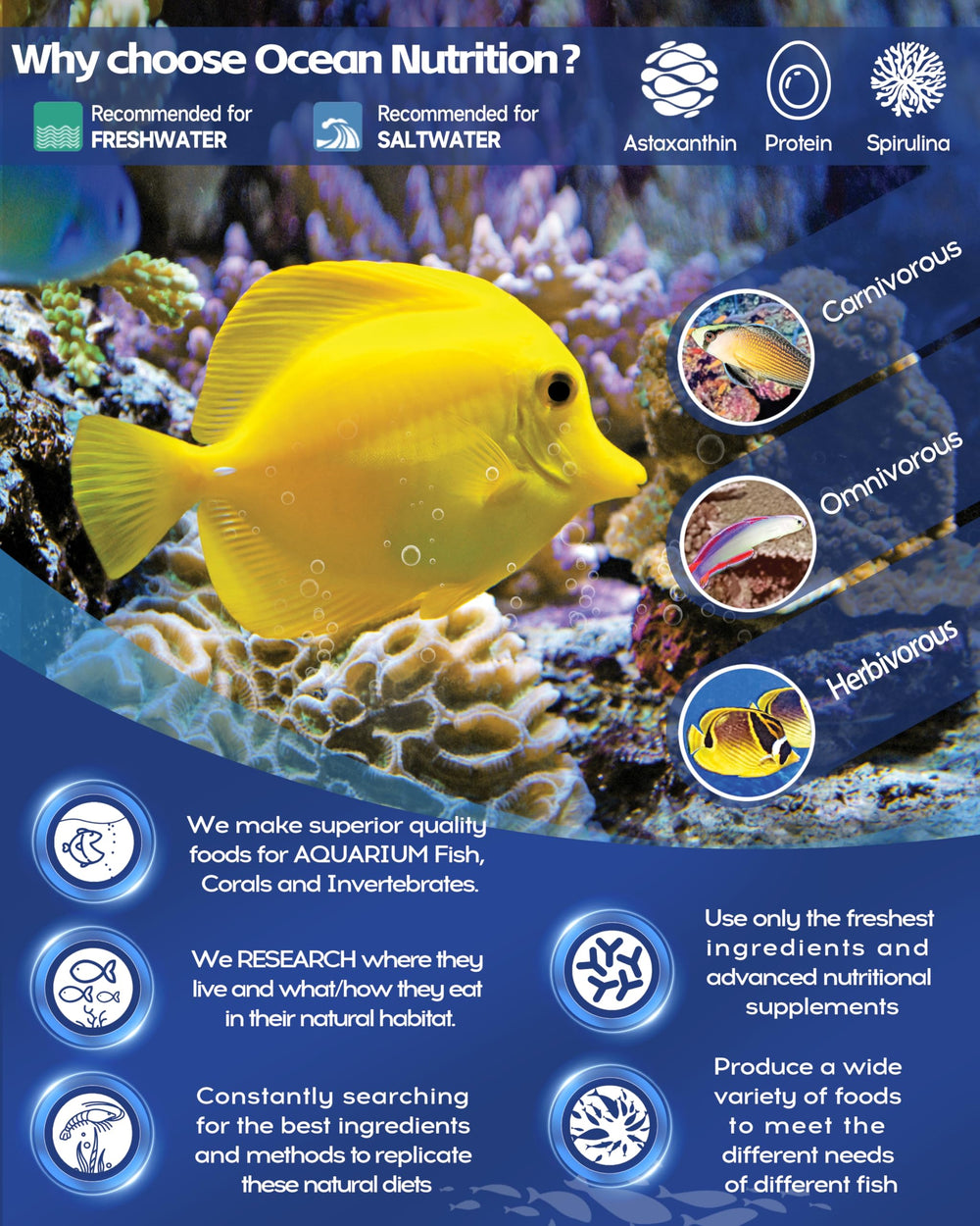 Ocean Nutrition Instant Baby Brine Shrimp Eggs refrigerated storage after opening.