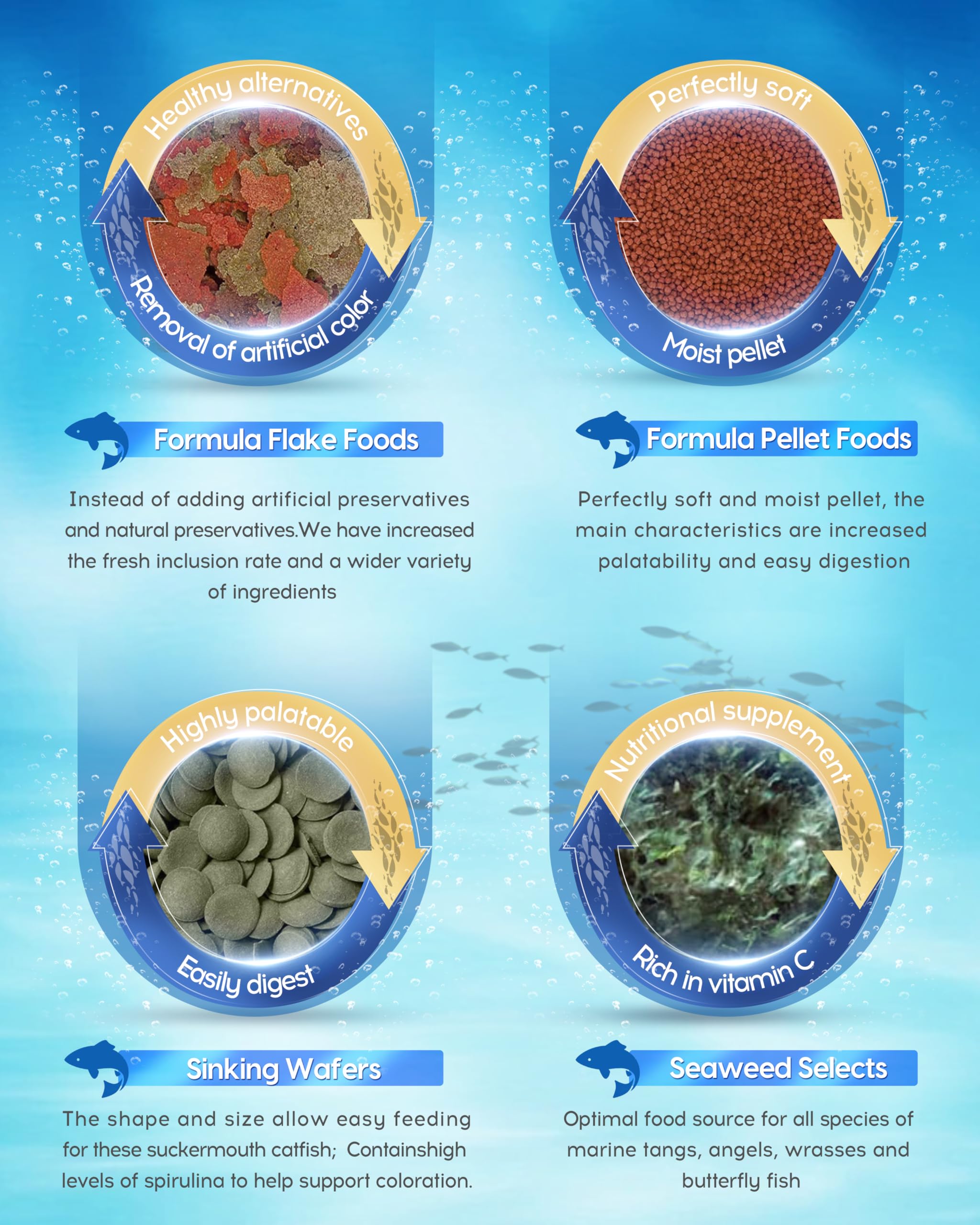 Ocean Nutrition Seaweed Select 50-sheets package for steady feeding.