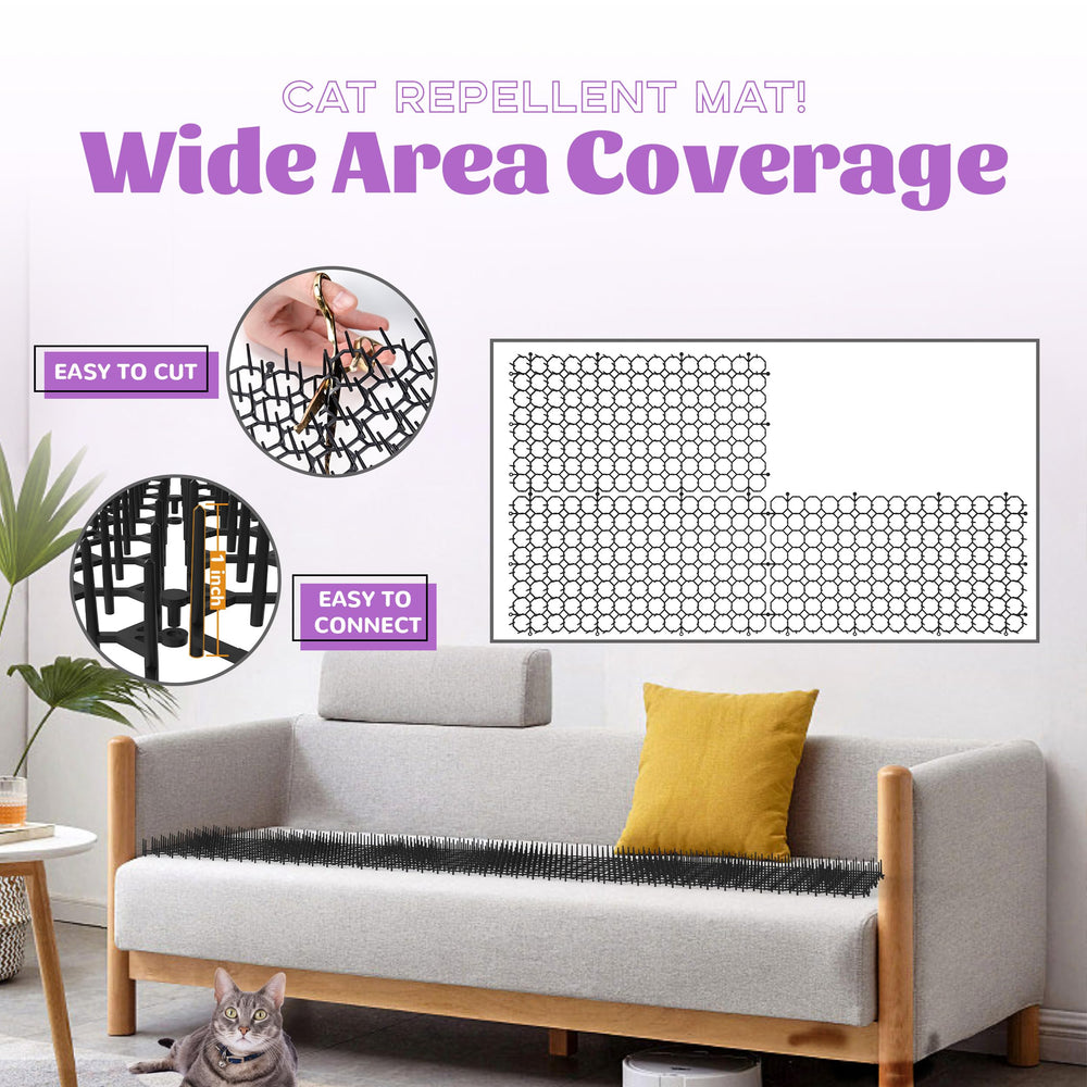OCEANPAX durable design scat mat provides long-lasting pet deterrence.