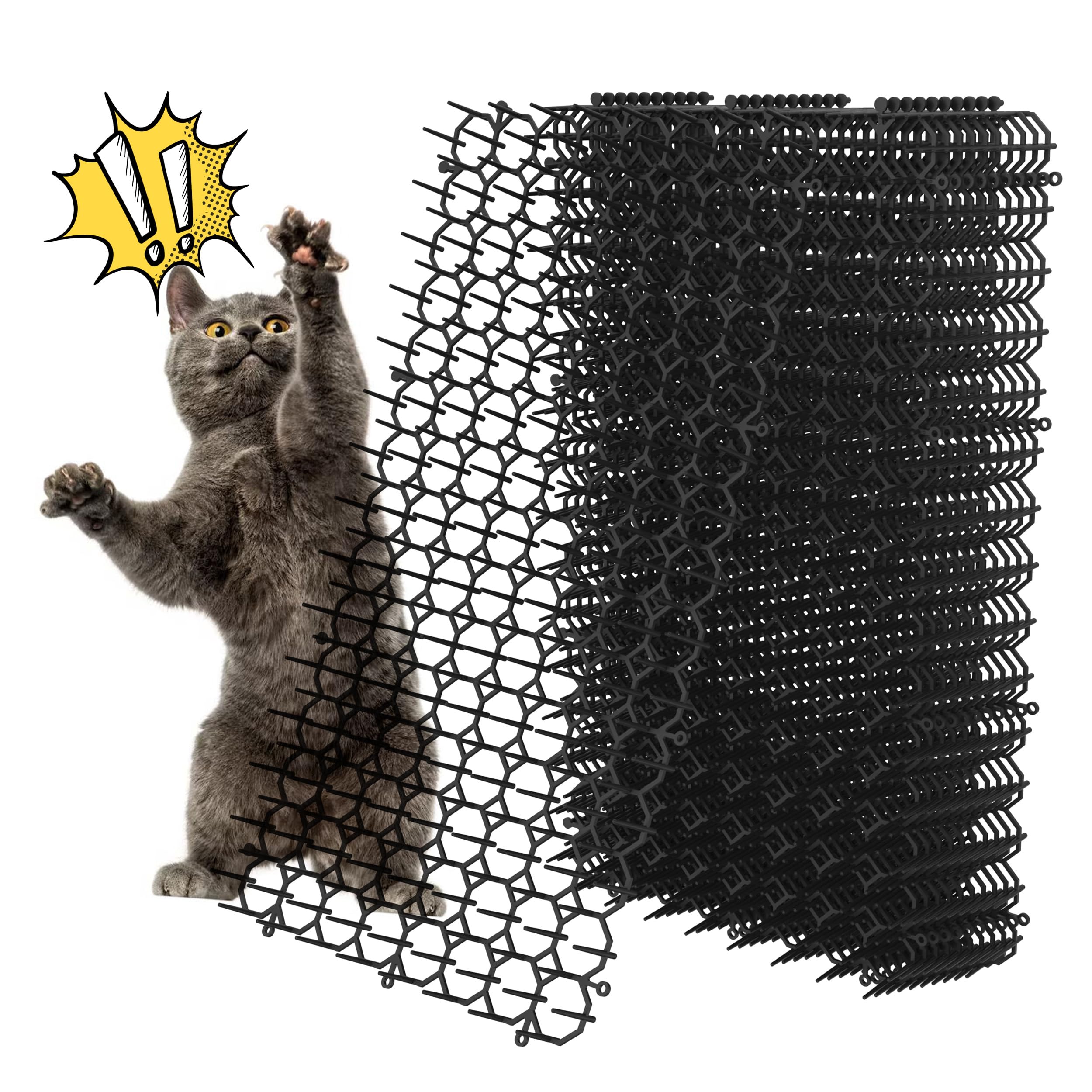 OceanPax scat mat 16x8 for indoor and outdoor use deters cats from beds and counters.