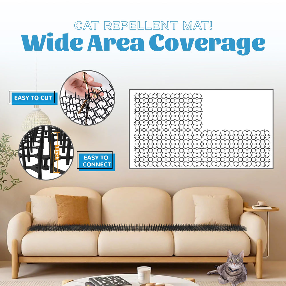 OceanPax scat mat is durable plastic, weather resistant for outdoors.