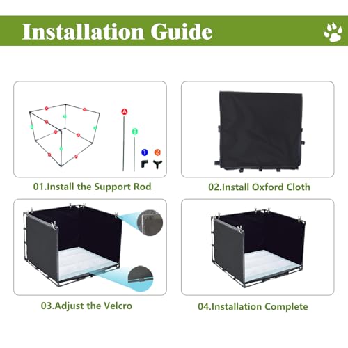 OCMML foldable pee pad holder enables easy-clean and compact storage.