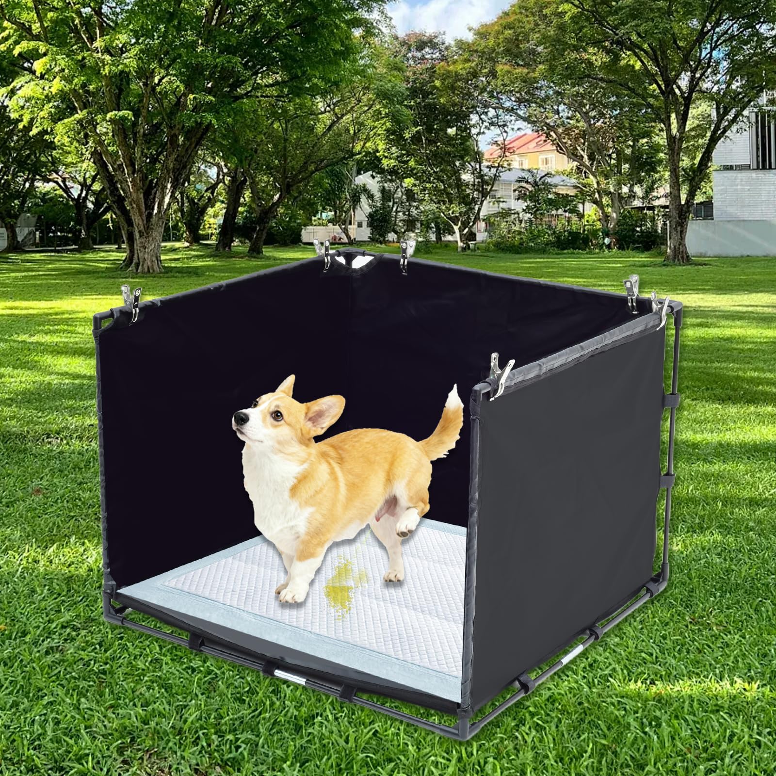 OCMML square potty-tray 23-62x23-62 fits pads securely.