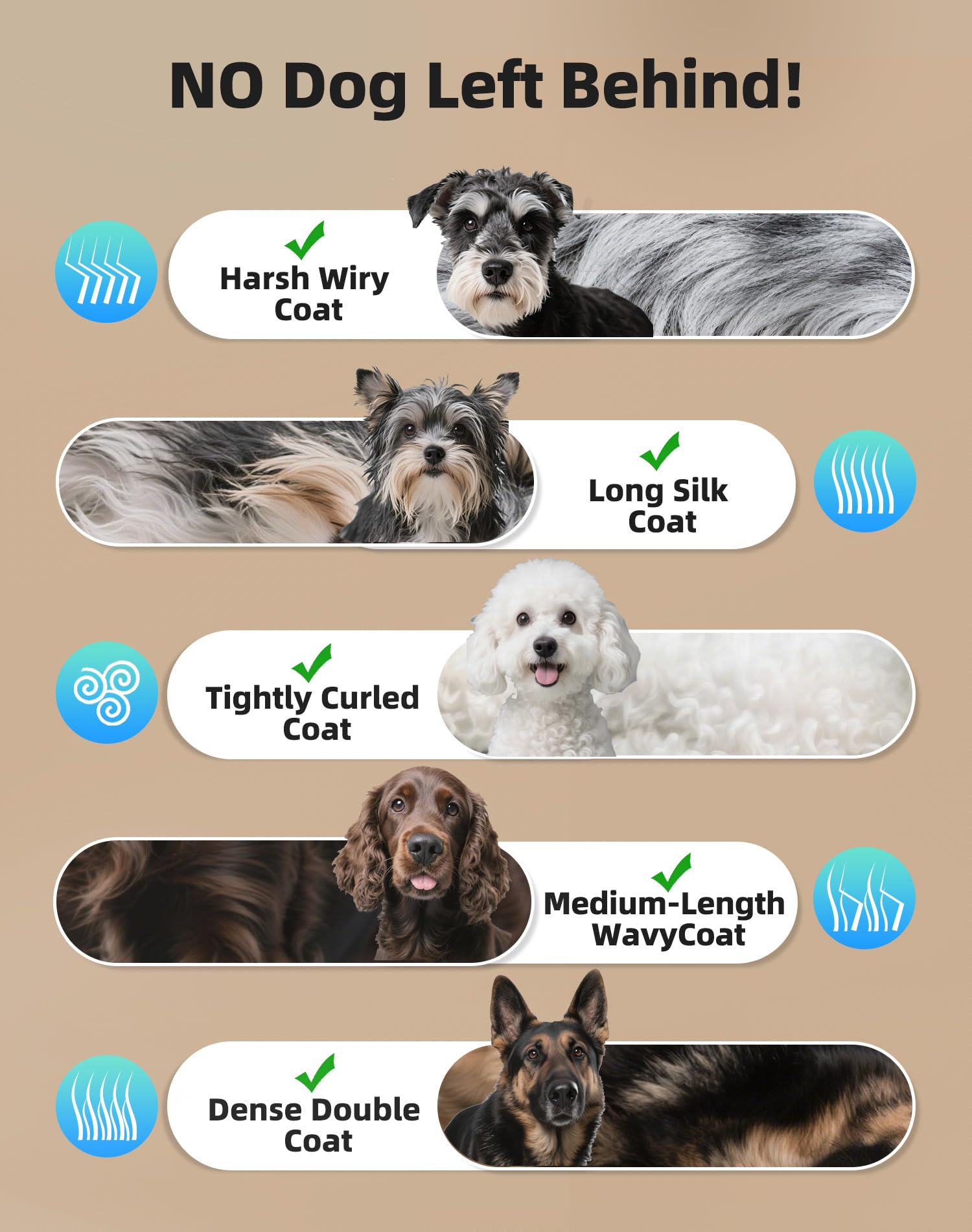 OCPEET dog grooming kit with HD LCD display for easy control