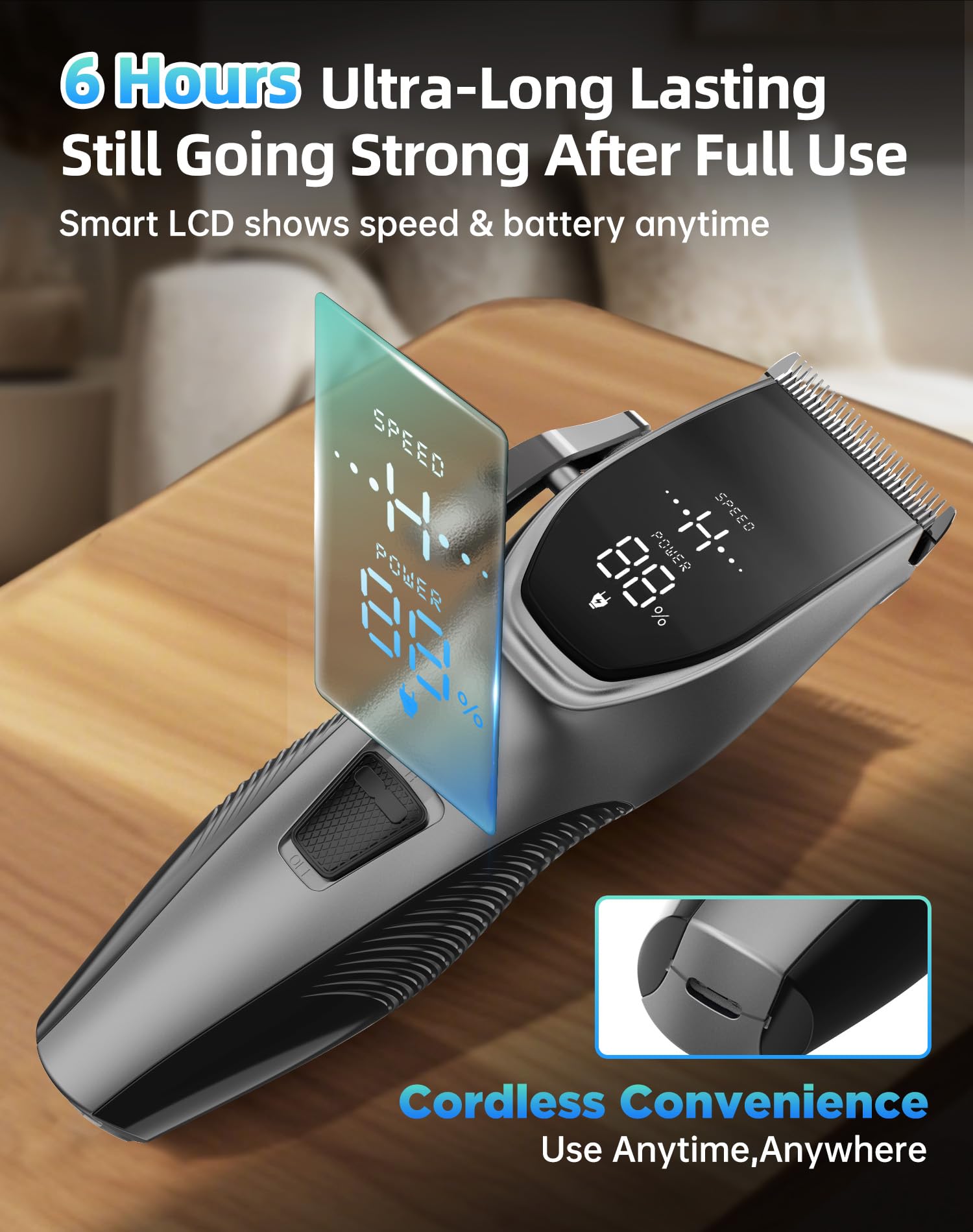 OCPEET cordless grooming kit enabling home sessions anywhere