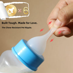OCTKITE 4-06oz bottle demonstrates mid-size option for comfortable hand feeding