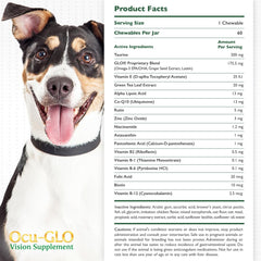 Ocu-GLO chew bites close-up highlights tasty texture for easy daily administration