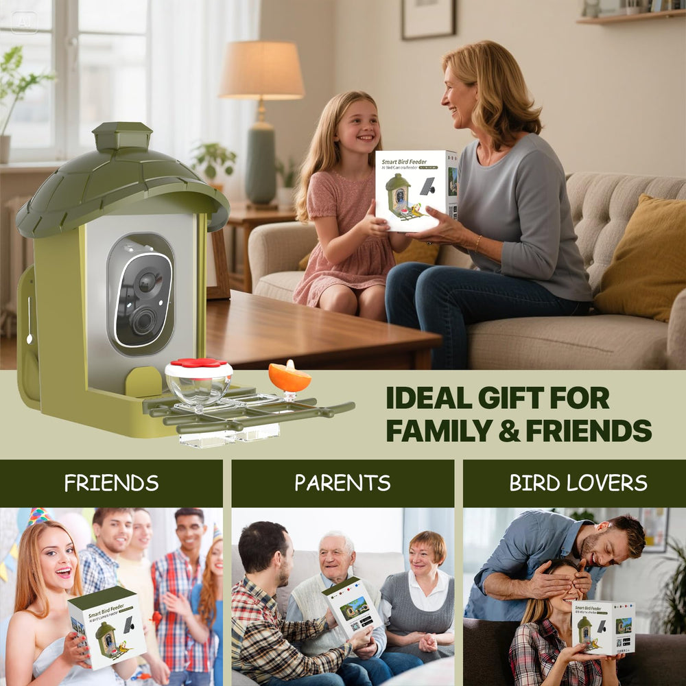 oddkont Smart Bird Feeder multi-user access for family sharing