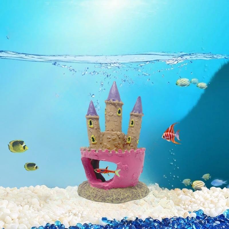 Odebyata mini aquarium decor enhances visual appeal in birthday or mermaid themes.