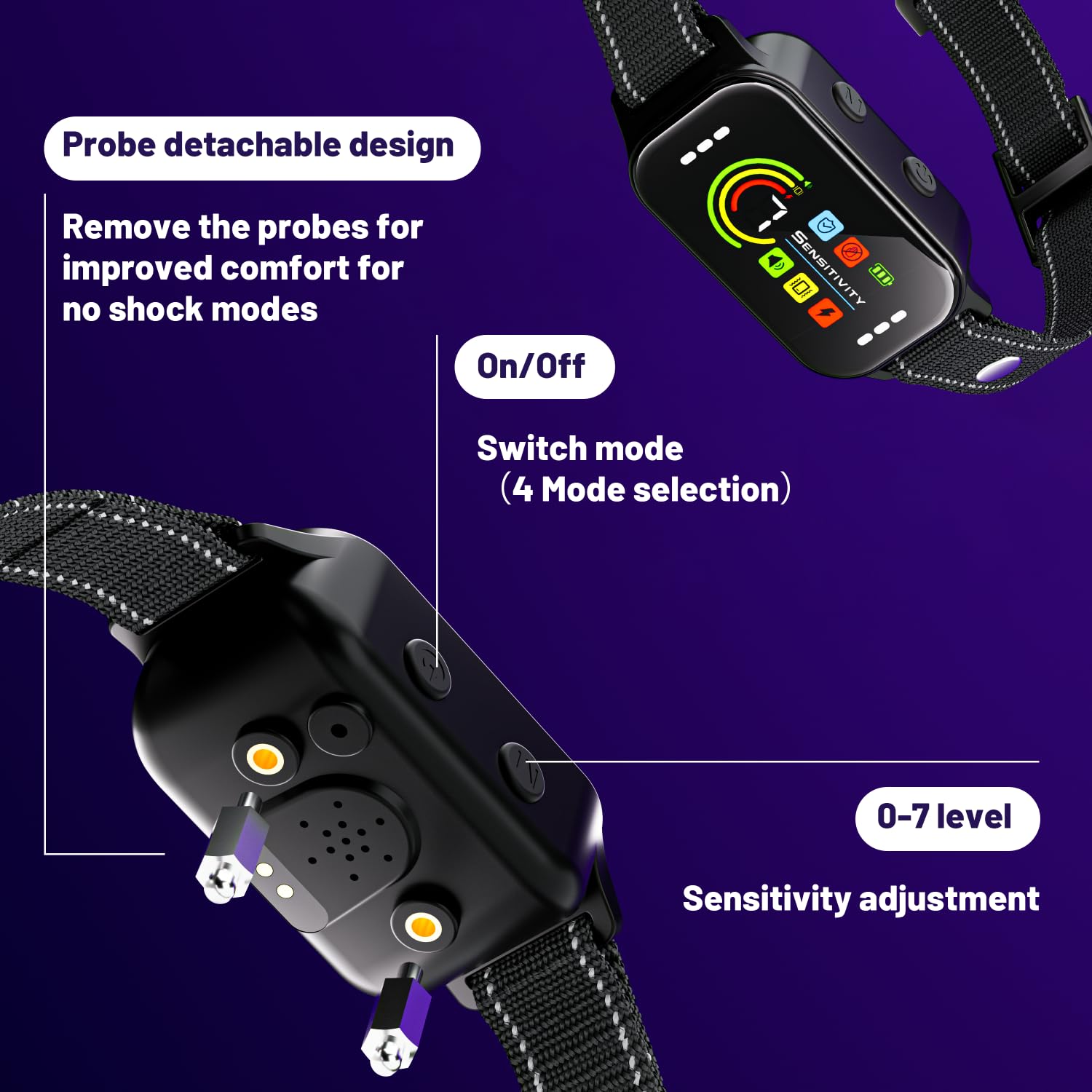 ODIFRBI Bark Collar IP67 rating demonstrates water and dust resistance