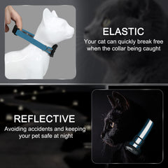Odokele airTag cat collar elastic breakaway for quick release safety