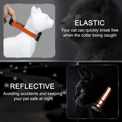 Odokele AirTag cat collar nylon close-up highlighting soft material