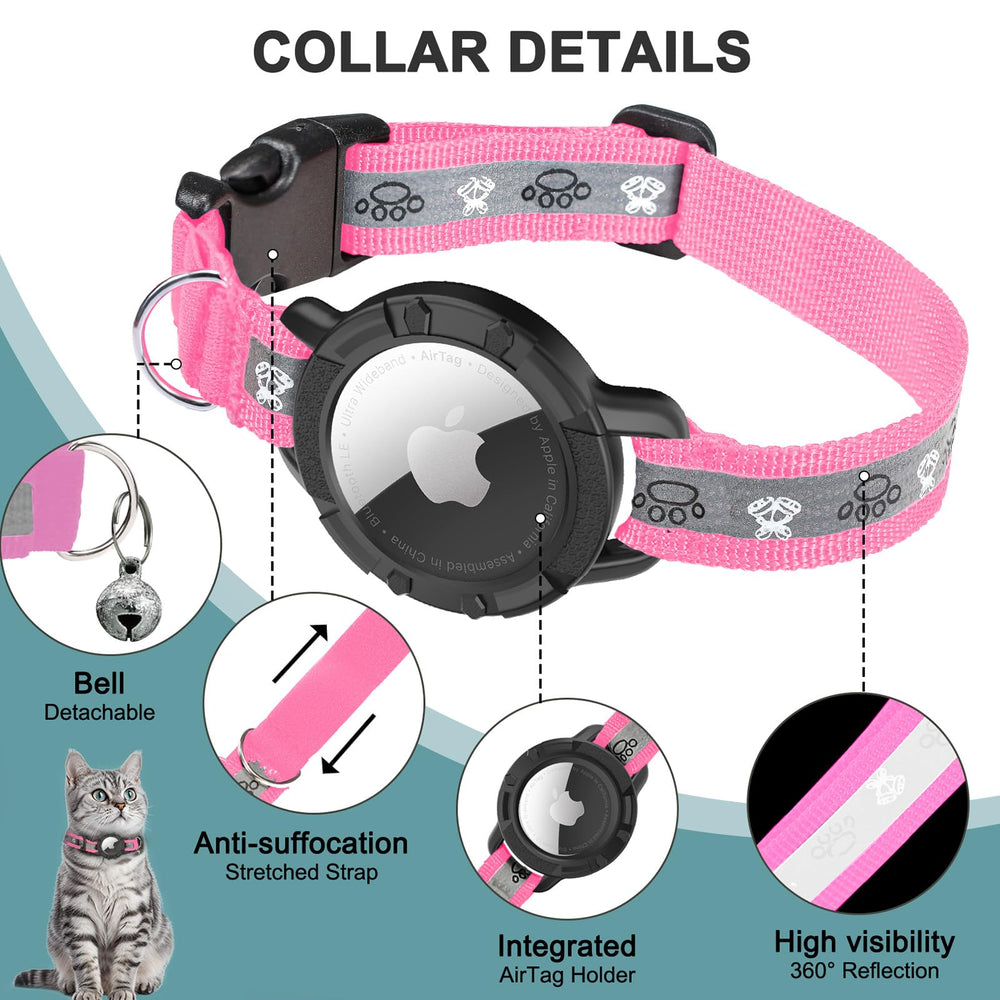 Odokele Reflective Strips night view improves locating your pet after dark
