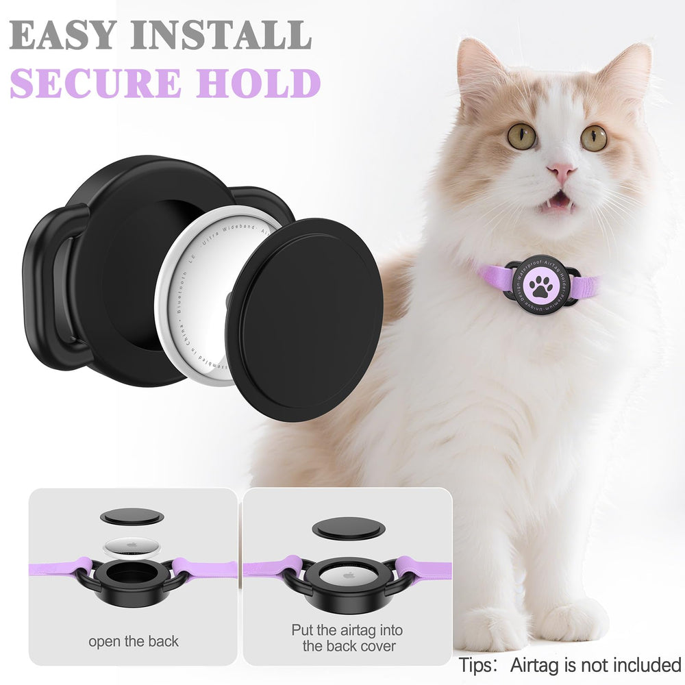 Odokele cat collar shown with kittens and small dogs for versatile use.