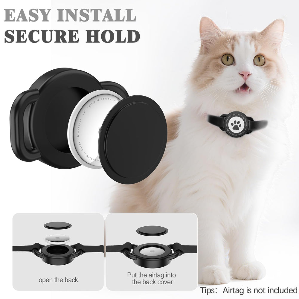 Soft polyester webbing ensures a comfortable fit for cats.