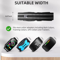 Odokele collar replacement strap adjustable-size accommodates 7-25 inch necks securely.