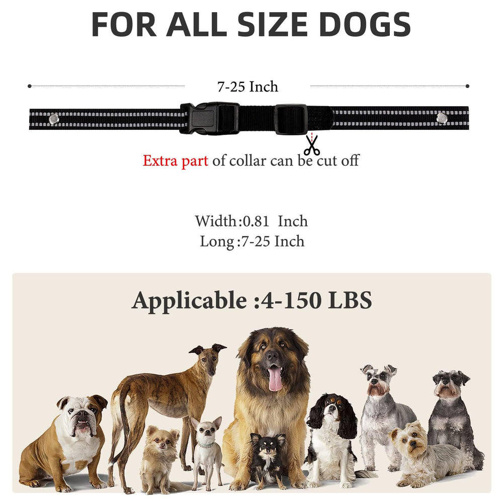 Odokele collar replacement strap black-color complements any dog gear and style.