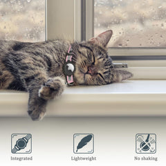 Odokele integrated AirTag holder keeps tracker secure