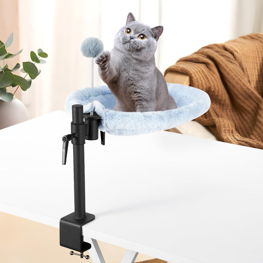 Odoland spacious 16.5 by 16.5 inch nest fits most cats.