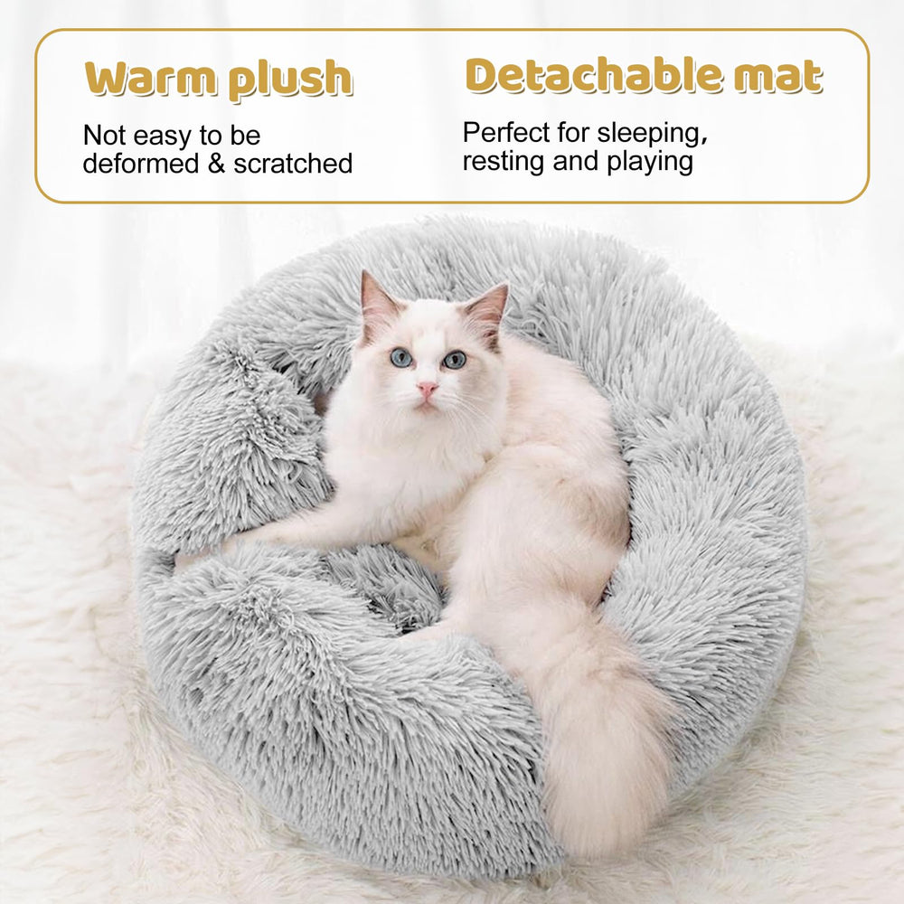 Odoland cat tunnel bed removable bed for easy washing and versatile layout
