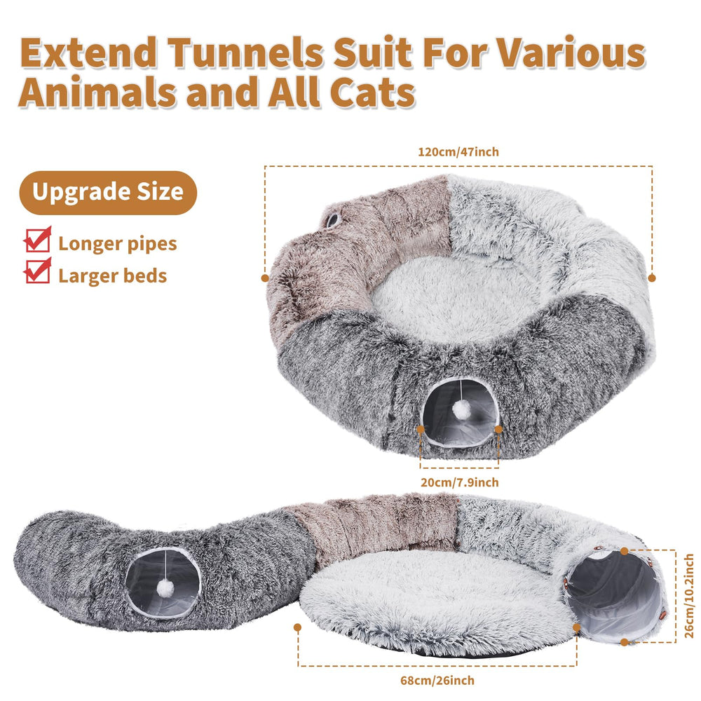Odoland cat-tunnels-dimension-87in-length highlights long tunnel for extended exploration