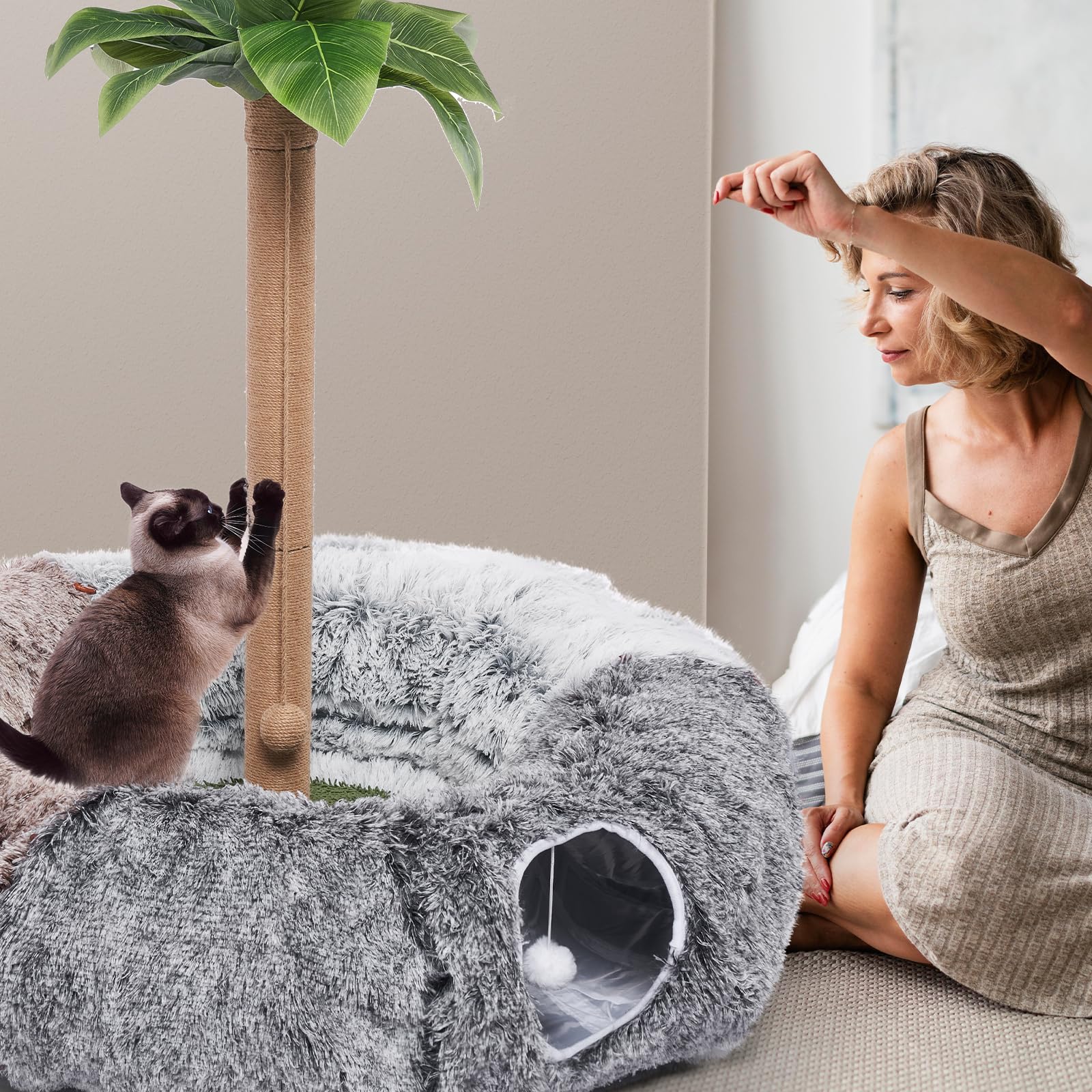Odoland multi-cat-use-comfort emphasizes spacious tunnels for shared play and resting