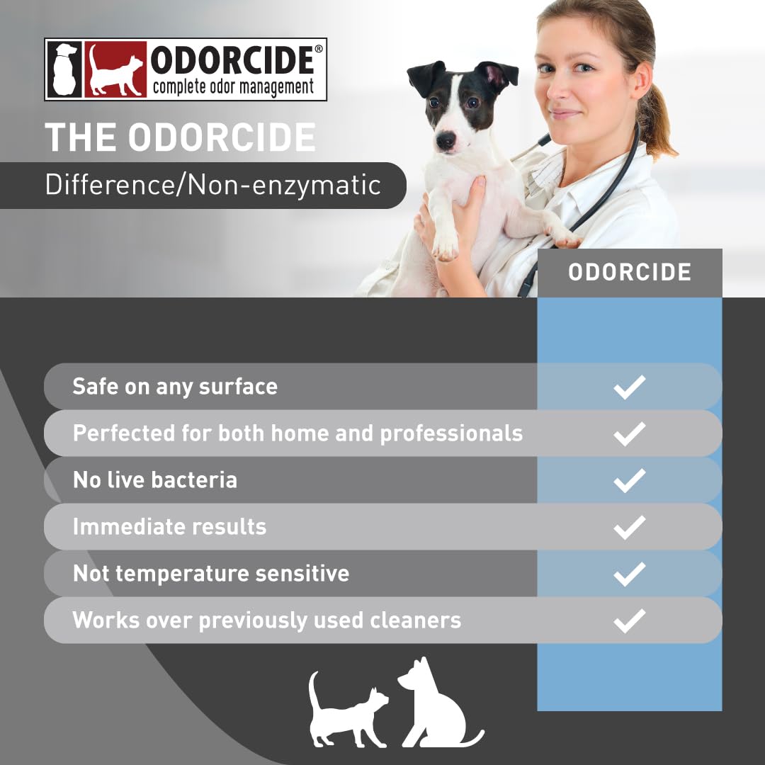 Odorcide K.O.E air-dry moment after treatment with odor elimination.