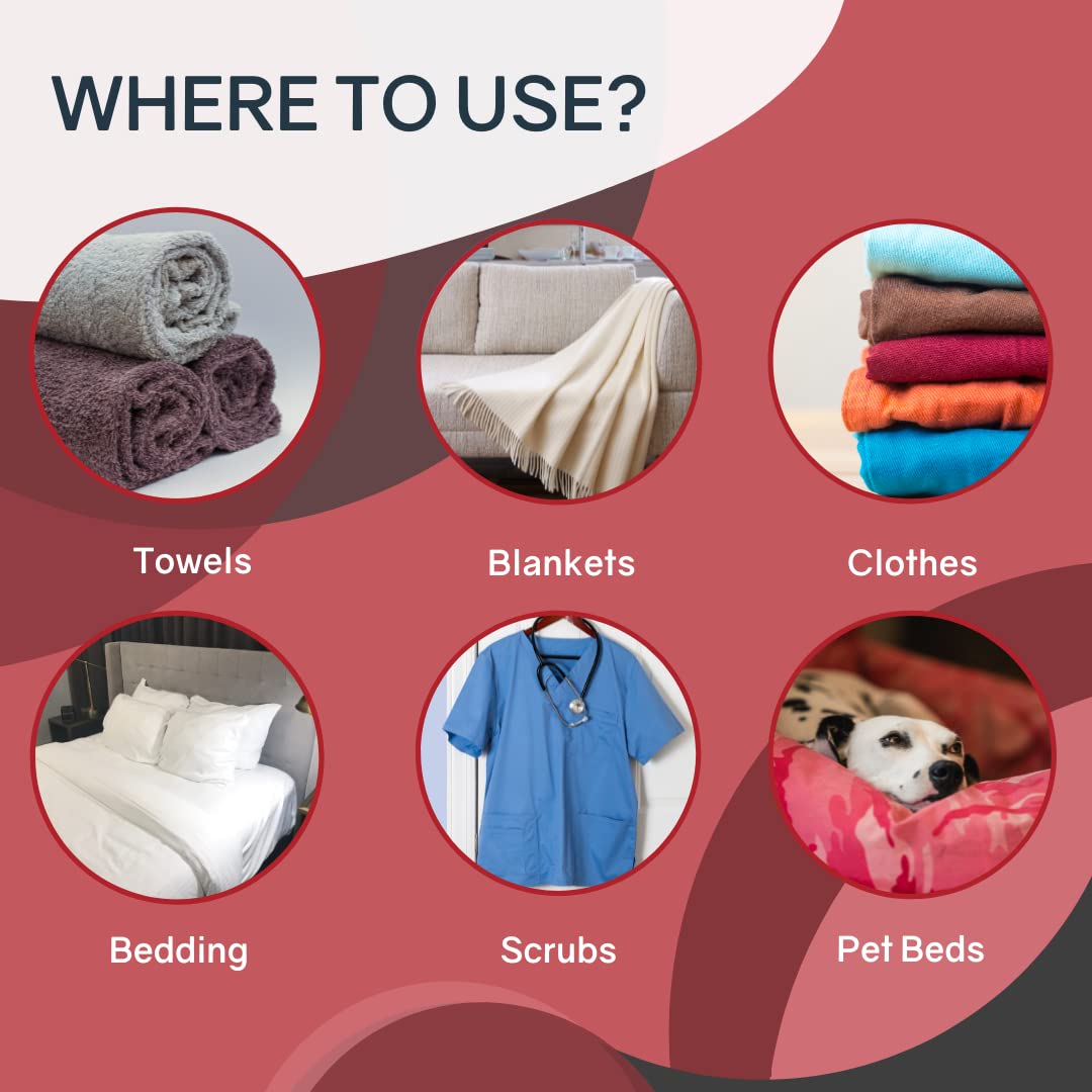 Odorcide bottle in wash shows non-enzymatic odor elimination for fabrics.
