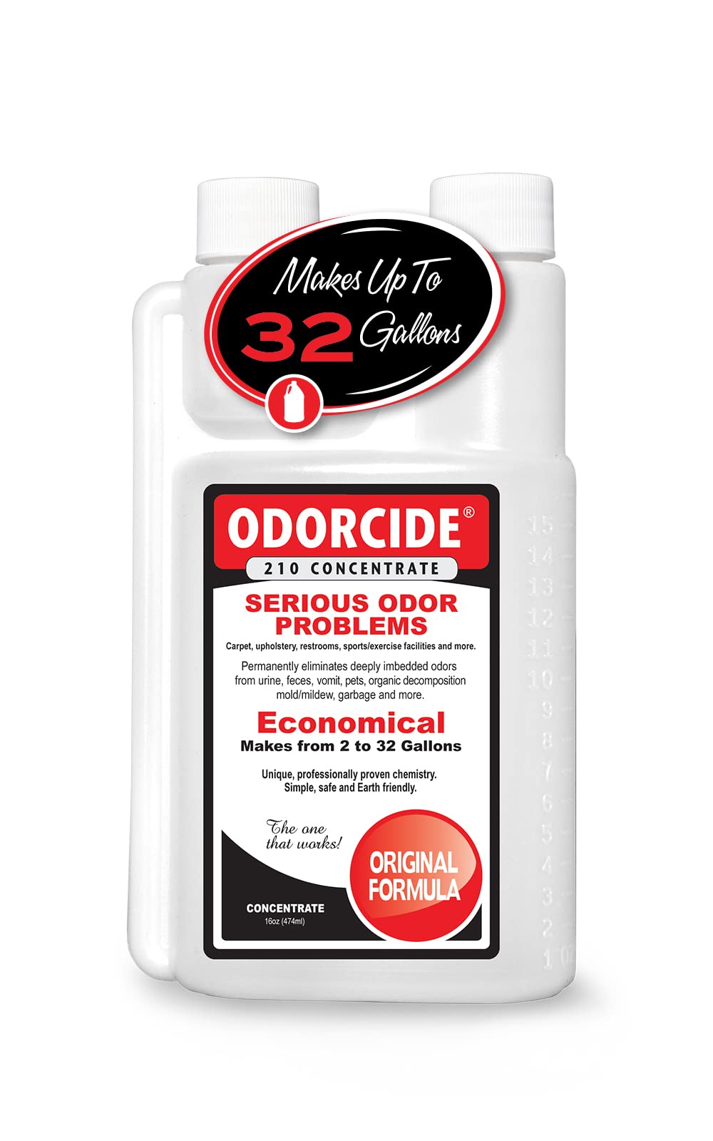 Odorcide Odor Eliminator Concentrate bottle offering powerful odor neutralization for homes.