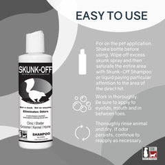 Odorcide Skunk Off coat lather targets odor at the source