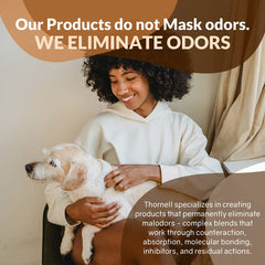 Odorcide Thornell concentrate being diluted for pet odor treatment