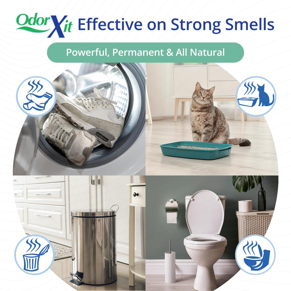 OdorXit on carpet close-up shows deep odor neutralization