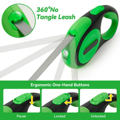 ODRIEW 360-degree anti-tangle retraction ensures smooth control from any angle.